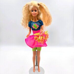 Vintage Teen Looks Cheerleader Jazzie Doll Barbie Cousin 1988 Mattel 3631 Read